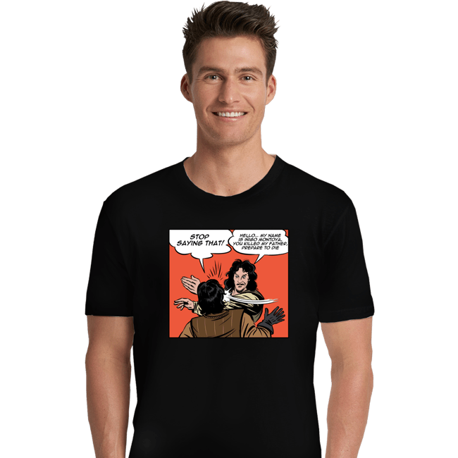 Daily_Deal_Shirts Premium Shirts, Unisex / Small / Black Montoya Slap