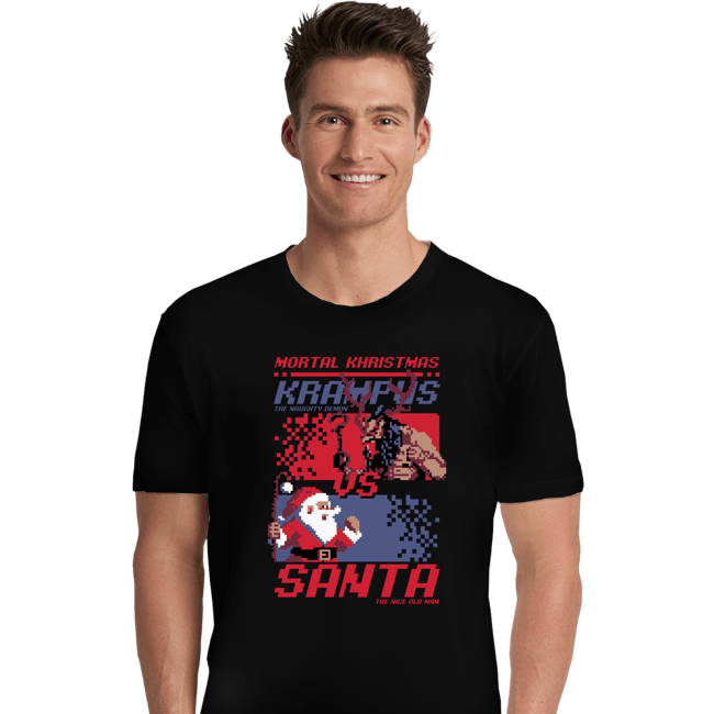 Daily_Deal_Shirts Premium Shirts, Unisex / Small / Black Christmas Fight