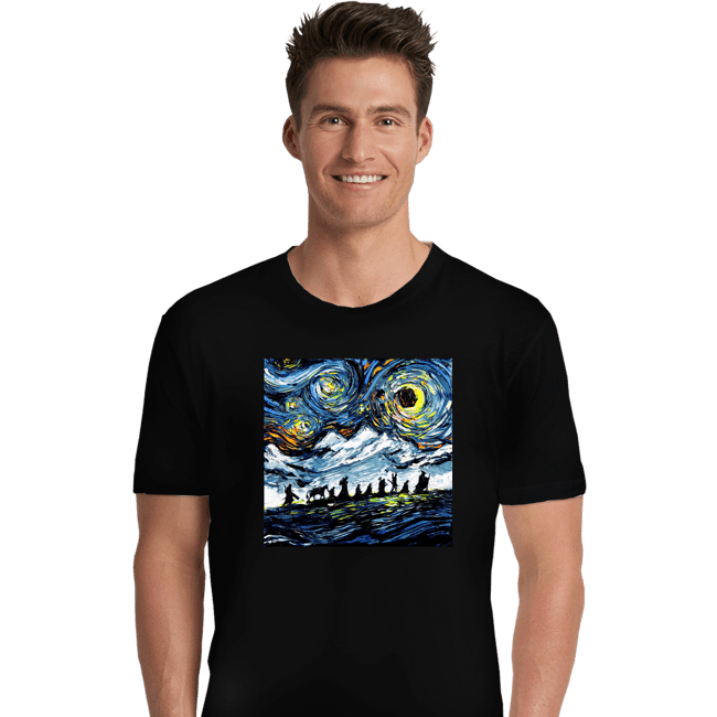 Shirts Premium Shirts, Unisex / Small / Black Van Gogh Never Met The Fellowship