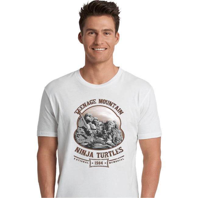 Shirts Premium Shirts, Unisex / Small / White Teenage Mountain
