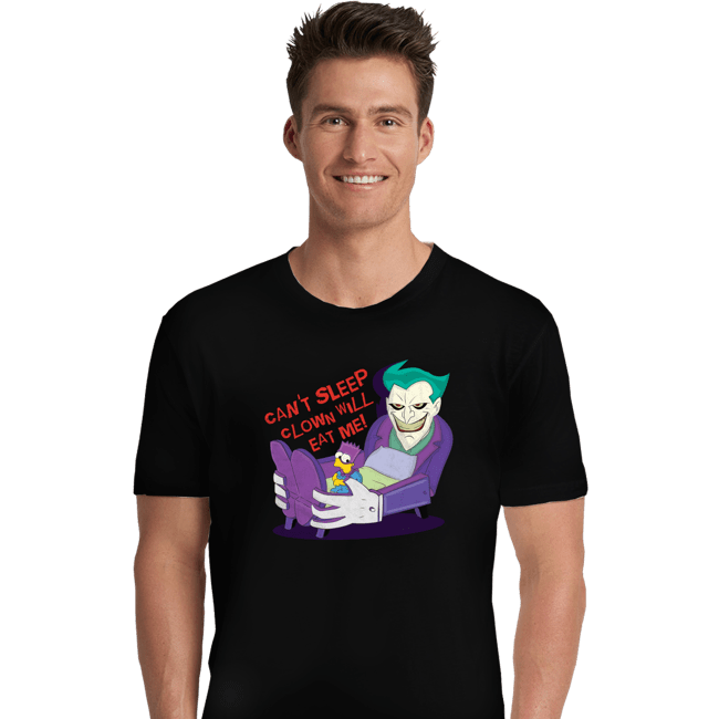 Daily_Deal_Shirts Premium Shirts, Unisex / Small / Black Can't Sleep Clown Will Eat Me