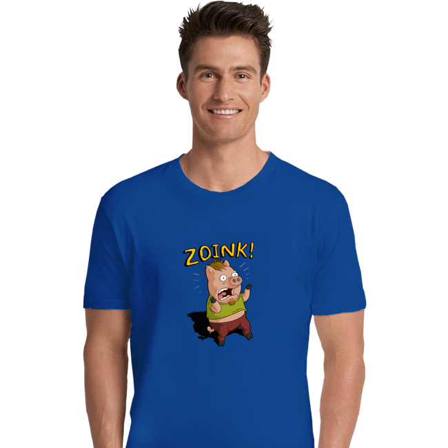 Daily_Deal_Shirts Premium Shirts, Unisex / Small / Royal Blue Stoner Pig