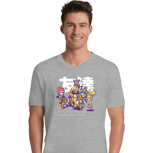 Daily_Deal_Shirts Premium Shirts, Unisex / Small / Sports Grey Finding A Friend