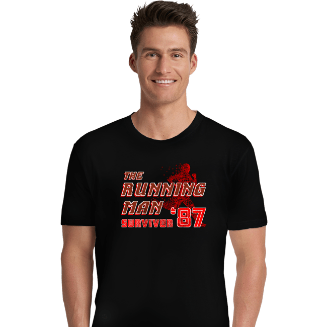 Secret_Shirts Premium Shirts, Unisex / Small / Black Survivor '87