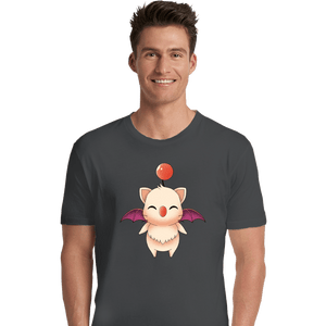 Shirts Premium Shirts, Unisex / Small / Charcoal Moogle