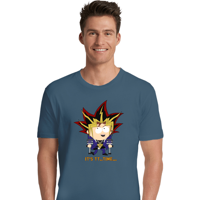 Daily_Deal_Shirts Premium Shirts, Unisex / Small / Indigo Blue Duel Time