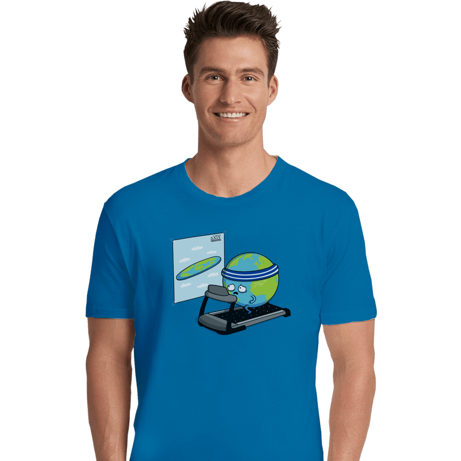 Shirts Premium Shirts, Unisex / Small / Sapphire Round Earth