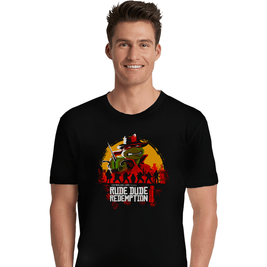 Shirts Premium Shirts, Unisex / Small / Black Rude Dude