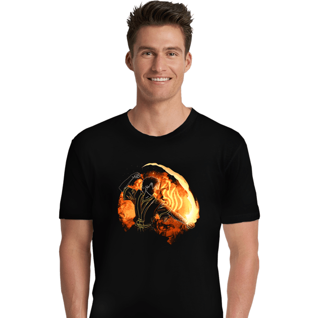 Daily_Deal_Shirts Premium Shirts, Unisex / Small / Black Fire Bender Orb