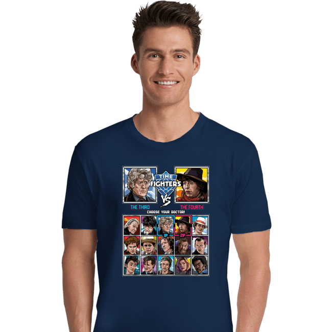Daily_Deal_Shirts Premium Shirts, Unisex / Small / Navy Time Fighters 3rd vs 4th