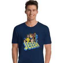 Load image into Gallery viewer, Shirts Premium Shirts, Unisex / Small / Navy Distracted Jeeean
