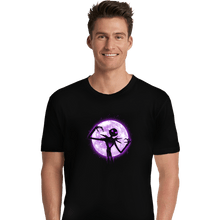 Load image into Gallery viewer, Shirts Premium Shirts, Unisex / Small / Black Moonlight Skeleton
