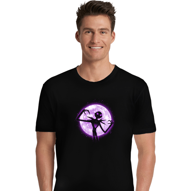 Shirts Premium Shirts, Unisex / Small / Black Moonlight Skeleton