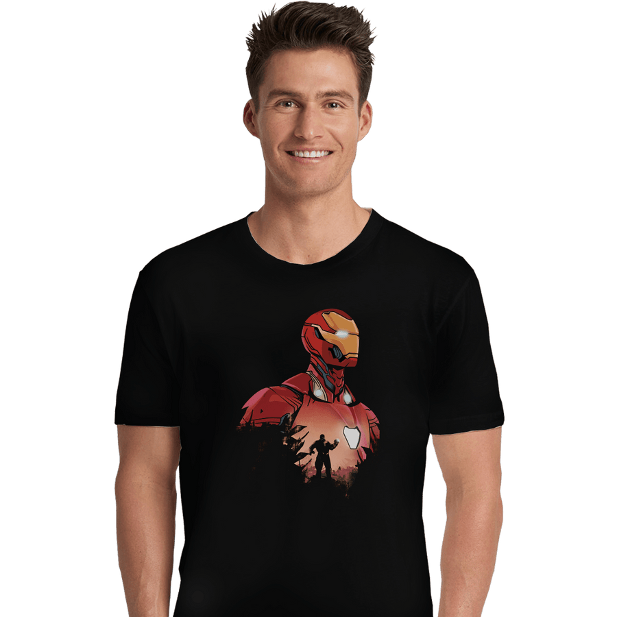 Shirts Premium Shirts, Unisex / Small / Black I R O N  M A N