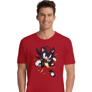 Daily_Deal_Shirts Premium Shirts, Unisex / Small / Red PG-13 Hedgehog