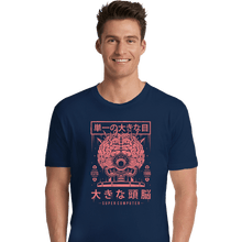 Load image into Gallery viewer, Daily_Deal_Shirts Premium Shirts, Unisex / Small / Navy Huge Brain
