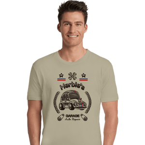 Shirts Premium Shirts, Unisex / Small / Natural Herbie's Garage Auto Repair