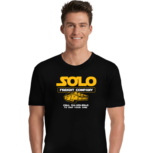 Daily_Deal_Shirts Premium Shirts, Unisex / Small / Black Solo Freight Co.