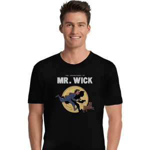 Shirts Premium Shirts, Unisex / Small / Black The Adventures Of Mr. Wick