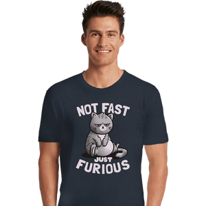 Shirts Premium Shirts, Unisex / Small / Dark Heather Not Fast Just Furious