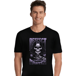 Secret_Shirts Premium Shirts, Unisex / Small / Black Respect The DM