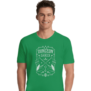 Shirts Premium Shirts, Unisex / Small / Irish Green Dungeon Dancer