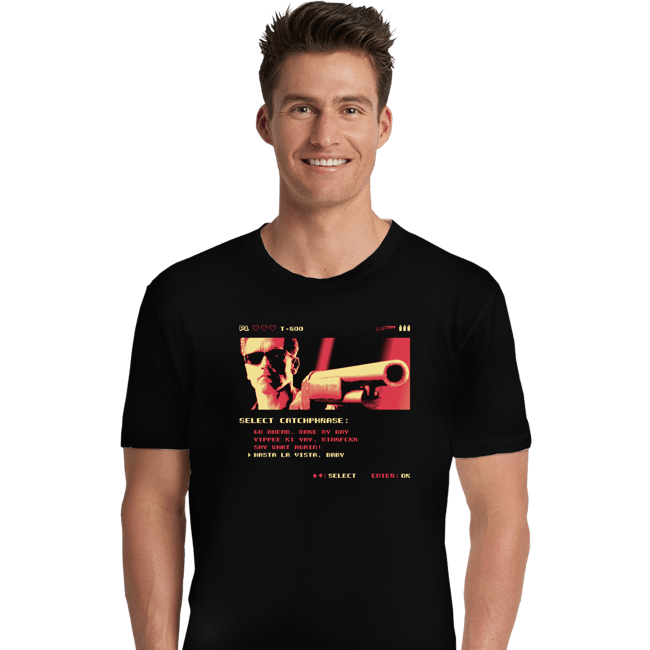 Shirts Premium Shirts, Unisex / Small / Black Hasta La Vista Select
