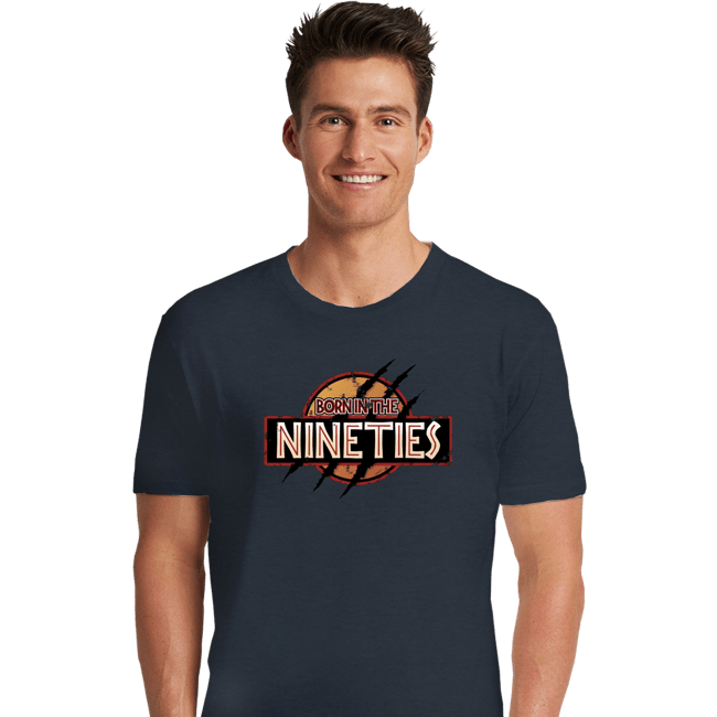 Shirts Premium Shirts, Unisex / Small / Dark Heather Born In The Nineties
