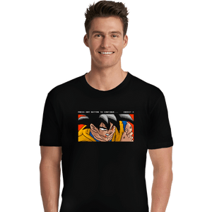 Shirts Premium Shirts, Unisex / Small / Black Goku Continue