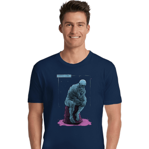 Shirts Premium Shirts, Unisex / Small / Navy Blue Thinker
