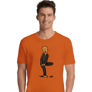 Shirts Premium Shirts, Unisex / Small / Orange The Scream Of Pain