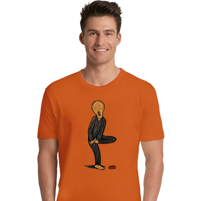 Shirts Premium Shirts, Unisex / Small / Orange The Scream Of Pain