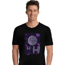 Load image into Gallery viewer, Daily_Deal_Shirts Premium Shirts, Unisex / Small / Black Pixel Death Star
