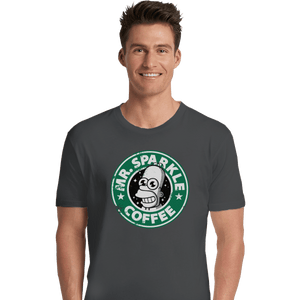 Shirts Premium Shirts, Unisex / Small / Charcoal Mr. Sparkle Coffee