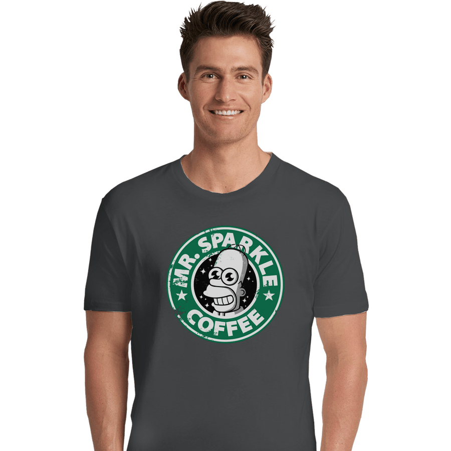 Shirts Premium Shirts, Unisex / Small / Charcoal Mr. Sparkle Coffee