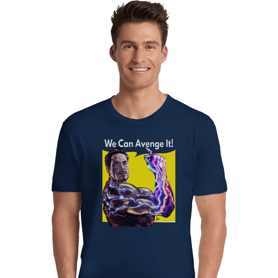 Shirts Premium Shirts, Unisex / Small / Navy We Can Avenge It!