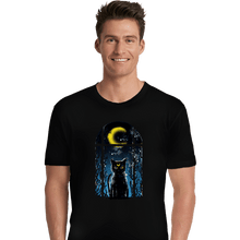 Load image into Gallery viewer, Shirts Premium Shirts, Unisex / Small / Black Moon Visitor
