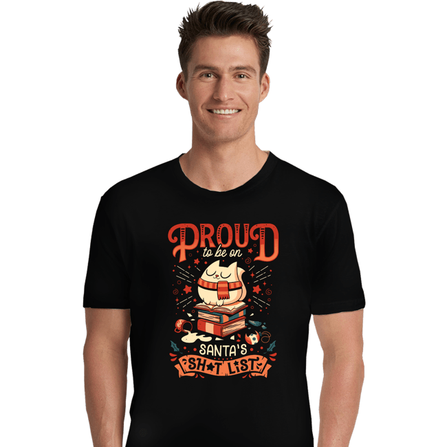 Daily_Deal_Shirts Premium Shirts, Unisex / Small / Black Proud Naughty Cat