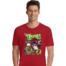 Load image into Gallery viewer, Daily_Deal_Shirts Premium Shirts, Unisex / Small / Red T-Rex Cereal
