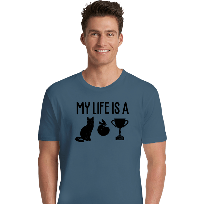 Secret_Shirts Premium Shirts, Unisex / Small / Indigo Blue Cat Butt Trophy