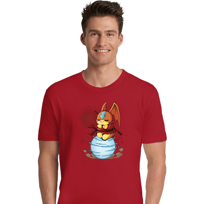 Daily_Deal_Shirts Premium Shirts, Unisex / Small / Red Digi Air Bending