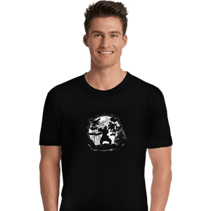 Shirts Premium Shirts, Unisex / Small / Black Moonlight Samurai