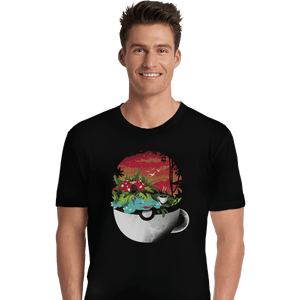 Shirts Premium Shirts, Unisex / Small / Black Cup Of Grass