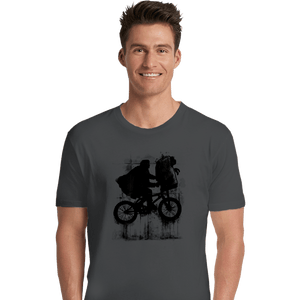 Secret_Shirts Premium Shirts, Unisex / Small / Charcoal Boy And Bike