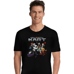 Shirts Premium Shirts, Unisex / Small / Black Halloween Kart