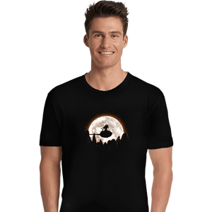 Shirts Premium Shirts, Unisex / Small / Black Moonlight Clouds