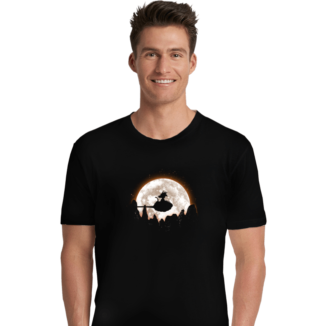 Shirts Premium Shirts, Unisex / Small / Black Moonlight Clouds
