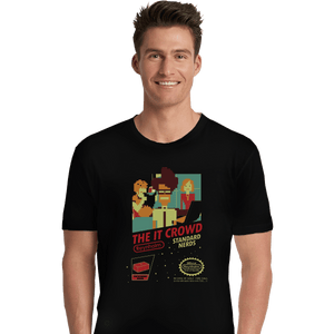 Shirts Premium Shirts, Unisex / Small / Black Standard Nerds NES