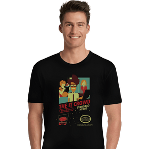 Shirts Premium Shirts, Unisex / Small / Black Standard Nerds NES