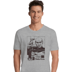 Secret_Shirts Premium Shirts, Unisex / Small / Sports Grey Picard Wine